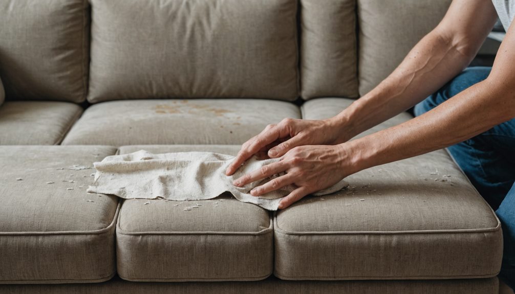 scrubbing out stubborn stains